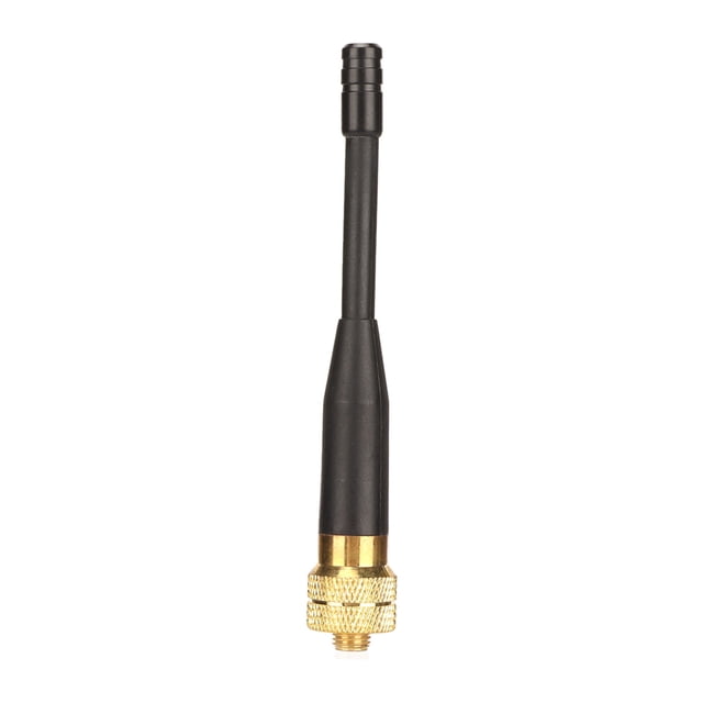 Antena de Radio SMA hembra, antena walkie talkie corta chapada en oro para BF 666S BF 888S UV 5R TK 240 TK 250 TK 255 PX 777
