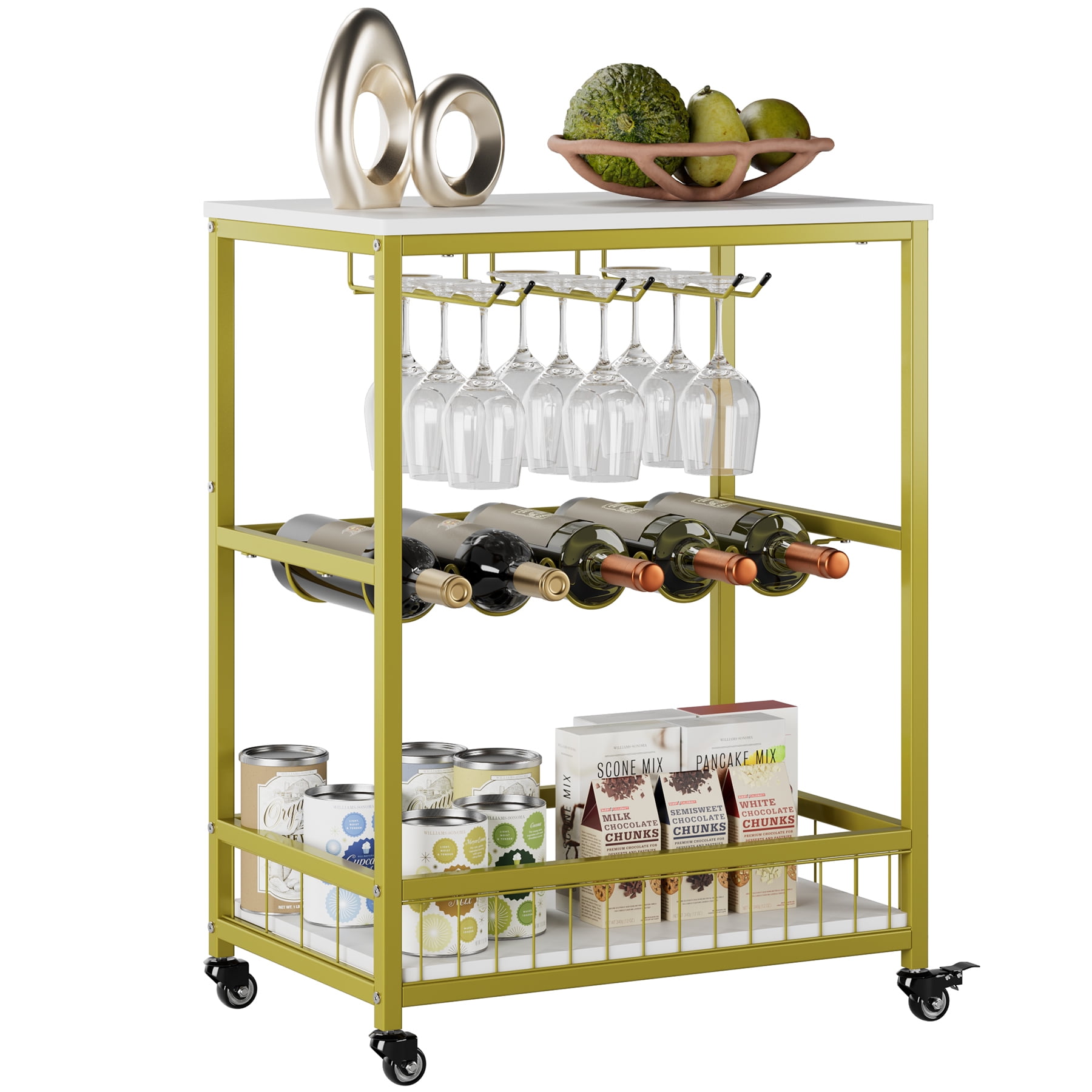 Homecho wine bar discount cart