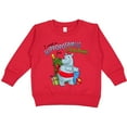 thumbnail image 2 of Inktastic I Want a Hippopotamus for Christmas Toddler Sweatshirt, 2 of 4