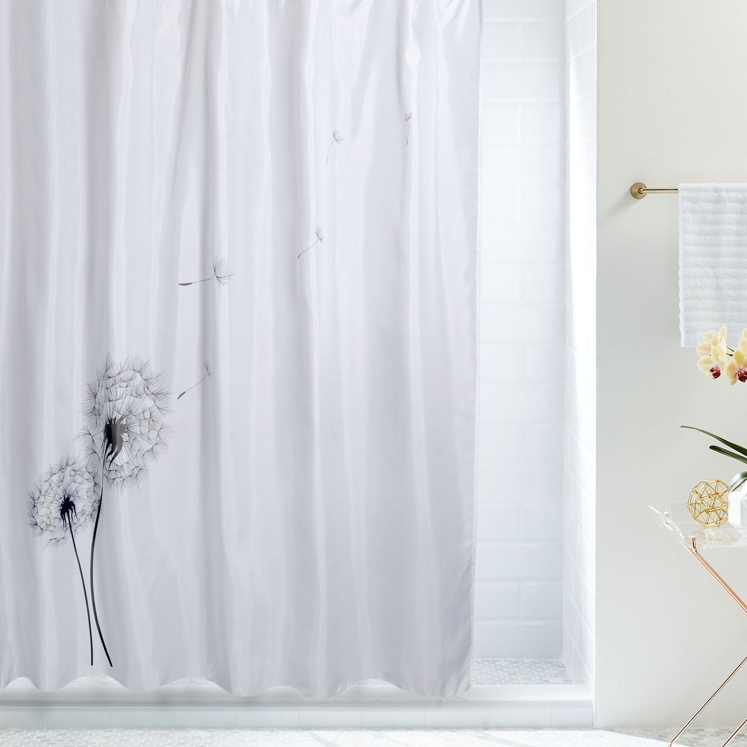MAINSTAYS Dandelion ECO Shower Curtain