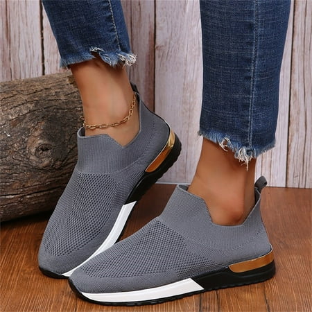 

Jacenvly 2024 New Womens Summer Sandals Stretch Cloth Comfortable and Breathable Lightweight Soft Casual Sports Shoes Gray Sandals for Women Clearance