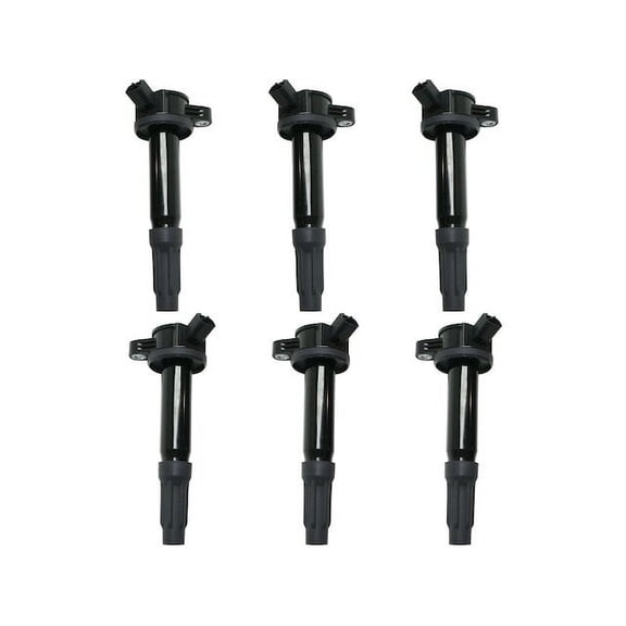 Ignition Coil Kit - 6-Piece - Compatible with 2007, 2009 - 2012 Ford Escape 3.0L V6 2010 2011