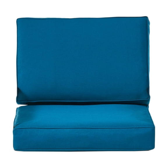 Outdoor Club Chair Replacement Cushion Cover Only, Soft Seat Cover for Patio Garden, Dark Teal