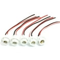 thumbnail image 1 of 5 Unids Blanco W5W T10 Car Light Socket Lámpara Bulb Holder Arnés de Cable Conector, 1 of 1