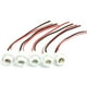 thumbnail image 1 of 5 Unids Blanco W5W T10 Car Light Socket Lámpara Bulb Holder Arnés de Cable Conector, 1 of 1