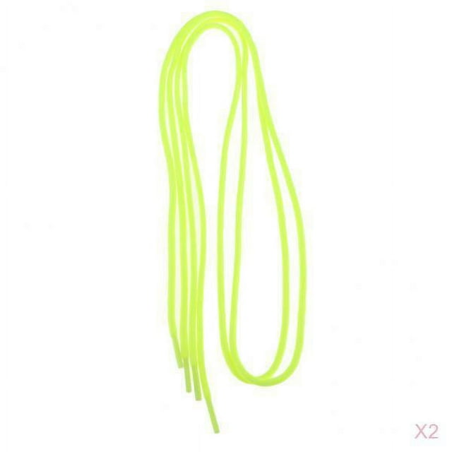 2 pares de cordones de cordones para zapatillas de deporte, botas y casuales, 4 pies, 1,2 m de , fluorescente