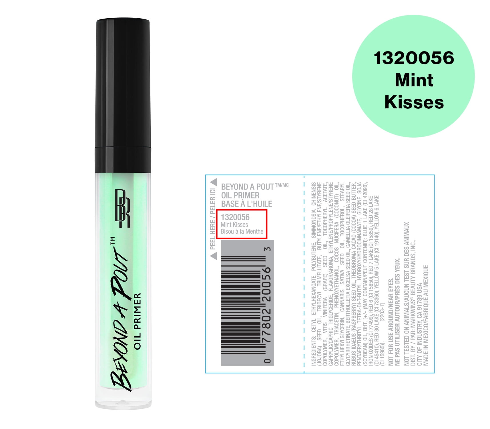 (2 pack) Black Radiance Beyond a Pout Oil Primer - Mint Kisses