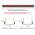 thumbnail image 3 of Keep Your Home Comfortable with 1M Door Draft Excluder Strip Self Adhesive Seal, 3 of 9