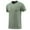 Army Green, variant on Kaemgyyd Men's Athletic Workout T-Shirt Breathable Quick Dry Running Tee Gym Short Sleeve Quarter Zip Crew Neck Tops