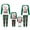 Green Mom, variant on Elippeo Christmas Pajamas for Family Long Sleeve Santa Snowman Reindeer Print Tops   Pants Set Winter Sleepwear