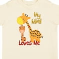 thumbnail image 4 of Inktastic My Mimi Loves Me Giraffe Boys or Girls Toddler T-Shirt, 4 of 5