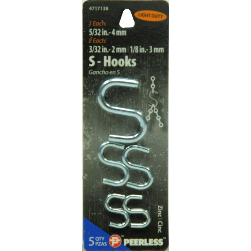 Peerless S Hook Assort