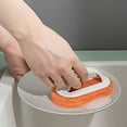 thumbnail image 5 of THLKIF 2pcs Kitchen Sponge Scrub Brush Strong Scouring Dish Washing Cleaning Brush Scrubber with Handle Heavy Duty Dish Wand Sponge for Pot and Plate Dish Washing Cleaning, 5 of 8