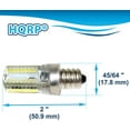 thumbnail image 3 of HQRP E12 Candelabra Base LED Bulb Cool White AC 110V for Himalayan Salt lamps Light Bulb Replacement, 3 of 6