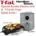thumbnail image 1 of T-Fal EY111B50 Fryer + Hamilton Beach 31605NC Grill Bundle, 1 of 3
