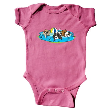 

Inktastic Dog Days of Summer Flabby and Fabulous Gift Baby Boy or Baby Girl Bodysuit