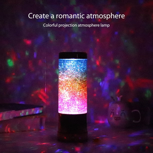 Luz De Noche Creative LED Glitter Lámpara Atmósfera Lámpara de noche Habitación encantadora Lámparas de decoración del hogar