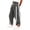 28# Black, variant on Women'S Printed Wide Leg Athletic Pants Elastic High Waist With Drawstring Loose Fit Striped Side Casual Joggers With Pockets