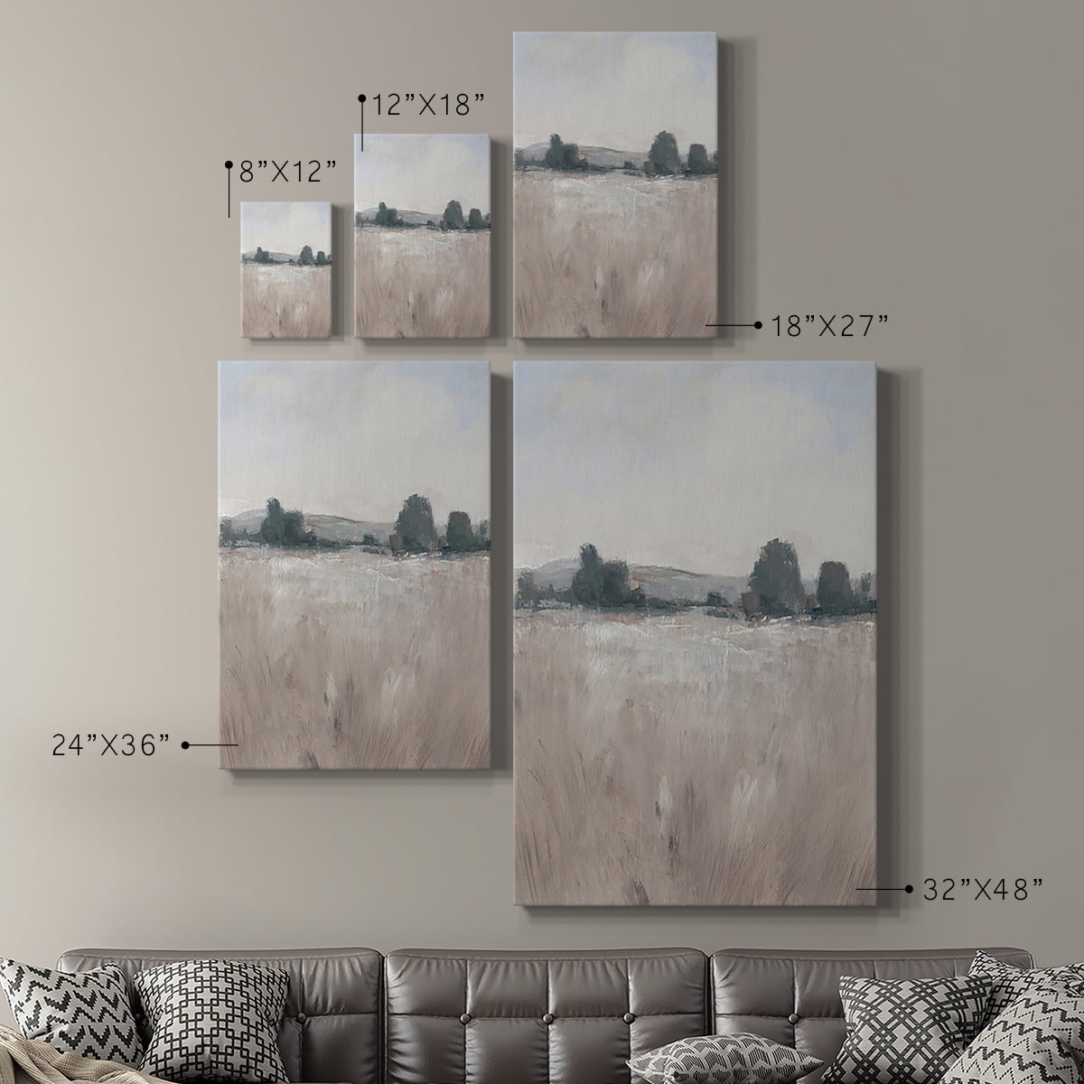 Place & Time I Premium Gallery Wrapped Canvas - Ready to Hang