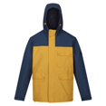 thumbnail image 1 of Regatta - Chaqueta Impermeable Baymoor para Hombre (Denim Oscuro, Paja Dorada), 1 of 5