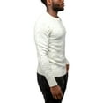 thumbnail image 4 of X RAY JEANS Mens Cable Knit Crewneck Pullover Sweater, Off White, 2XL, 4 of 6