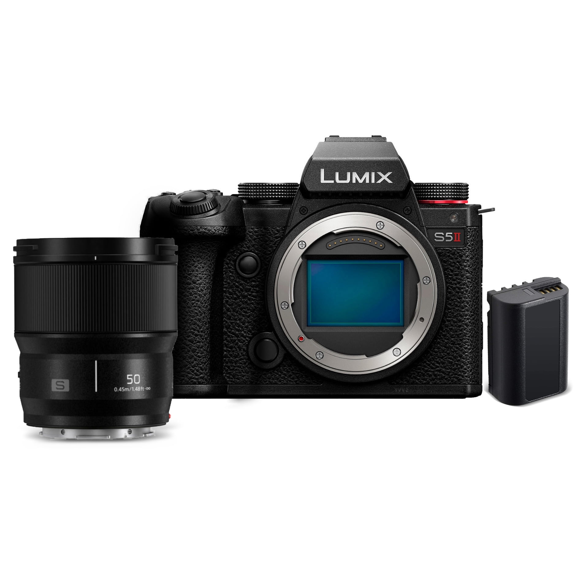 Panasonic LUMIX S5II DSLR Mirrorless Camera for Video, DC-S5M2BODY