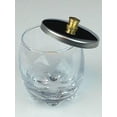 thumbnail image 2 of Beauticom Round Crystal Glass Dappen Dish Holder with Stainless Steel Metal Lid, 2 of 3