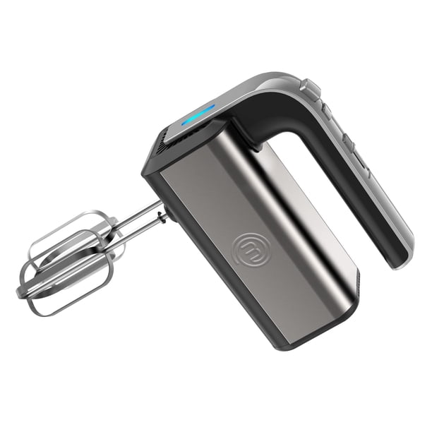Hukën x MasterChef | Batidora de Mano MIX+ 300W | 5 Velocidades + Función Turbo | Tecnología Turbo Mix | Acero Inoxidable | Botón Expulsor | Luz LED de Encend