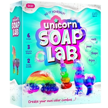 DIY Unicorn Soap Lab Kit for Kids - Girls Crafts - Easter Gifts - Science Activity Kit for Girls - STEM Gift