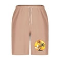 thumbnail image 4 of Gym Shorts for Men Gym Shorts for Men Shorts for Men Athletic Cotton Cargo Shorts for Men Men Casual Fashion Print Shorts With Pockets Elastic Waist Beach Pants Pink M, 4 of 5