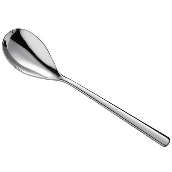 Oneida T673SDEF 7.5 in. Quantum Stainless Steel Extra Heavy Weight Oval Bowl Soup & Dessert Spoon  Silver