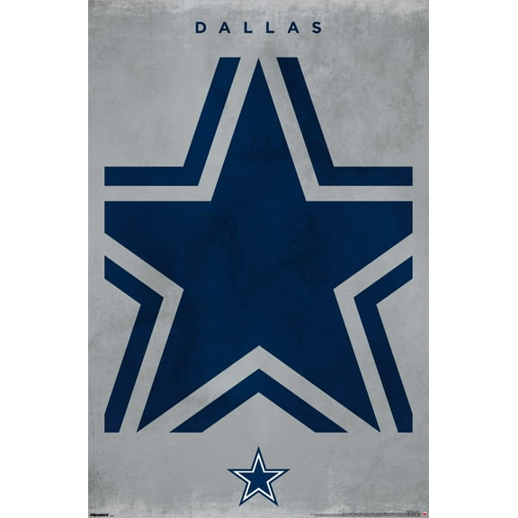 NFL Dallas Cowboys - Logo 25 Wall Poster, 22.375" x 34"