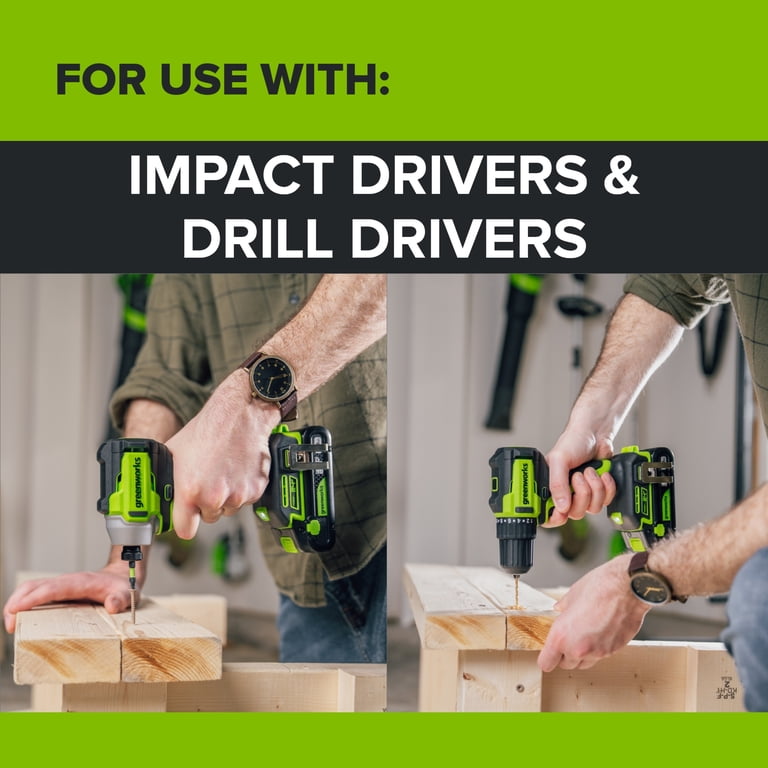 Greenworks 4-Piece Glass and Tile Drill Bit Set photo 3