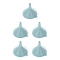 thumbnail image 1 of Unatoiry Straw Plastic Small Canning Food Funnel Cup Filter Kitchen Tool blue S 5Set, 1 of 6