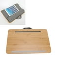 thumbnail image 4 of Laptop Desk, Stable Cushion Lap Desk Bamboo  For Home Office, 4 of 8