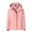 Pink, variant on Women's Removable Hood Waterproof Windproof Thickened 3-In-1 Jacket Outdoor Sports Warm Jacket Casual Jacket Windbreaker Raincoat for Hiking Travel Outdoor