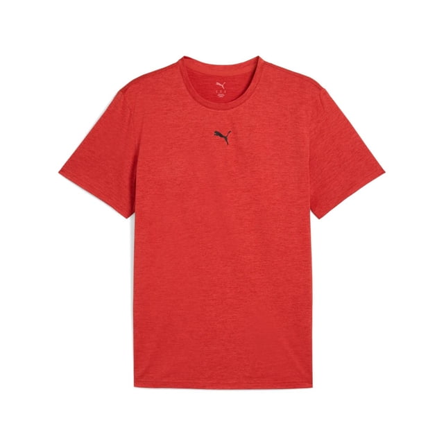 Playera Puma ESSENTIALS Heather Cat para Hombre 525920-15 naranja oscuro S