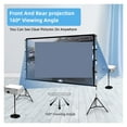 thumbnail image 2 of Double Tripod Foldable White No Creases With Carry Bag Front And Back Soft Sided Projection Outdoor Projector Screen ,Easy to Use, 2 of 6