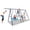 Multicolor-6 in 1+Trapeze bar, variant on Hommoo 6 in 1 Swing Set With Climbing Ladder, Climbing Net, Trapeze bar, Hammock Swing, Belt Swing, Basketball hoop for Backyard, Multicolor