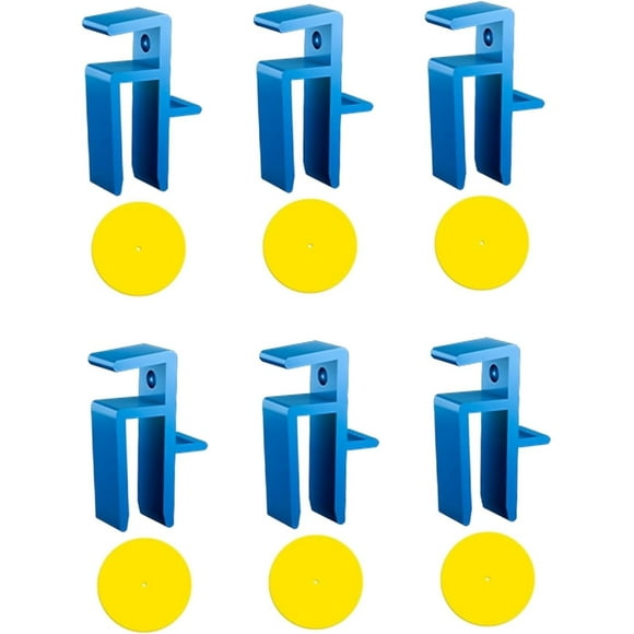Goohae Outil de Fixation de Porte d'Armoire, Outil de Fixation en Forme de U, Ensemble d'Outils de Fixation en Forme de U en Plastique, Kit de Mesure de Menuiserie Diy pour Menuiserie