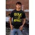 thumbnail image 4 of Kick Asphalt Racing Tour Cyclist Plus Size Crewneck Graphic Tee Shirt Brisco Brands 2X, 4 of 5