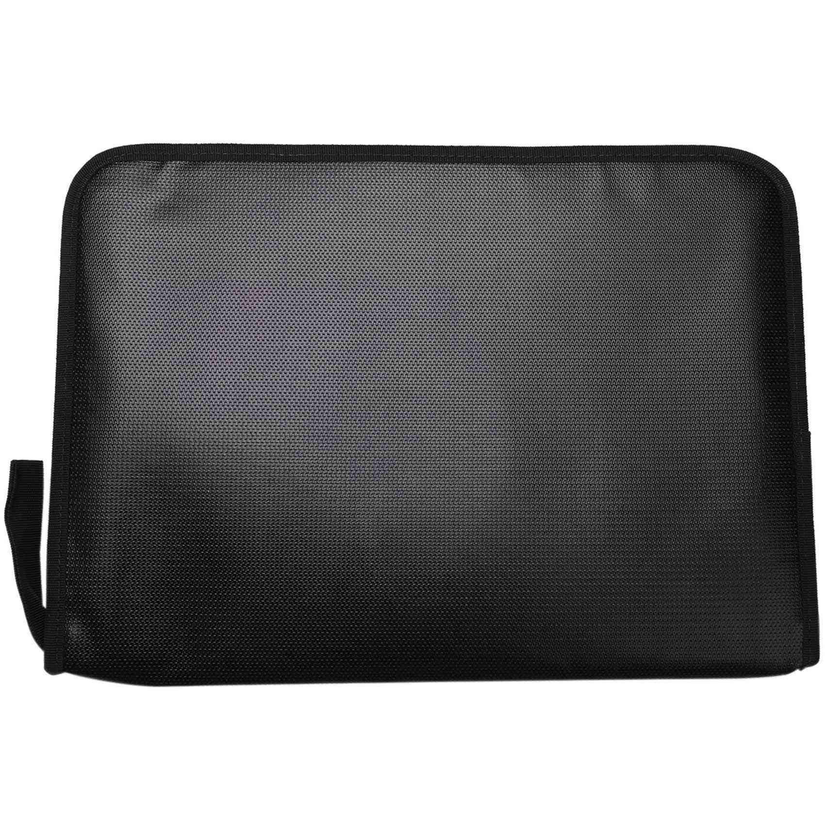 2X Fireproof Files Folder Accordion Document Bags 14.3X9.8 Inch A4 Size 12 Pockets