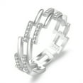 thumbnail image 1 of Guardurnaity Anillo Irregular para mujer, anillos de apertura ajustables de aleación de Zinc, decoraciones de mano para citas, joyería para madre Ropa, zapatos y accesorios Miscelánea, 1 of 6