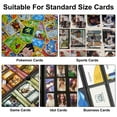 thumbnail image 4 of TSV Trading Card Binder with 360 Side Loading Pockets, 9 Pockets Trading Card Holder Pages, Trading Card Collector Album Folder Fit for Baseball, Sports, Coupon, Business, Pokemon Cards, Black, 4 of 7