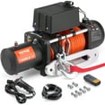 thumbnail image 1 of VEVOR Electric Winch Truck 13,500 lb Synthetic Rope Waterproof Remote Control, 1 of 9