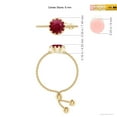 thumbnail image 4 of ANGARA Natural Multi Prong-Set 1 ct Ruby Solitaire Bolo Ring in 14K Yellow Gold for Women (Size-6mm) | July Birthstone, Birthday, Anniversary, Jewelry Gift for Women | Natural Ruby Ring, 4 of 9