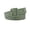 Green, variant on Women's Metal Web Belt Woven Braided Belt Raffia Faux Leather Casual Thick Fashion Straw Braid Rattan Webbing Belt Burgundy X-Small-Large