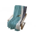 thumbnail image 4 of Egret Soft Flannel Fleece Throw Blanket, Side Drawn Simple Heron Illustration with Open Wings, Cozy Plush for Indoor and Outdoor Use, 50" x 70", Seafoam White, by Ambesonne, 4 of 6