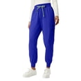 thumbnail image 5 of Blue Scrub Pants for Women Elastic Bottom Joggings Skinny Leg Cuffed Stylish Comfortable Scrubs Jogger XL, 5 of 5