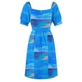 thumbnail image 6 of Blue Skies and Sandy Shores Sleeveless wom's luxury party dress dresses for special evts, 6 of 6